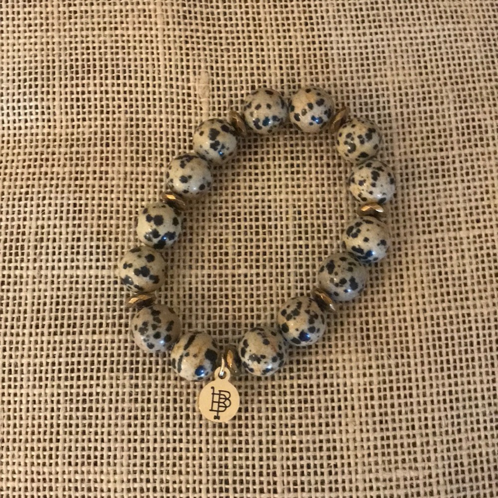 Bourbon and bowties leopard bracelet- stretches